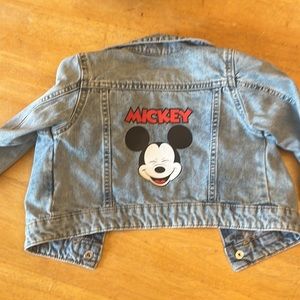 Mickey Mouse H&M Toddler Denim Jacket Jean Jacket